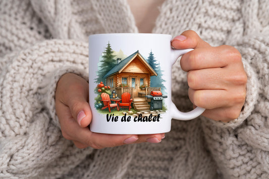 Design PNG pour sublimation , Chalet d'été , vie de chalet