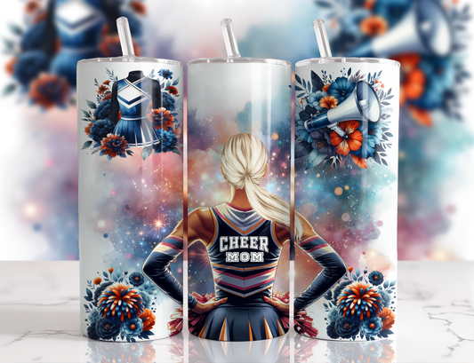 Design tumbler 20oz pour sublimation , CHEERMOM, cheveux blonds