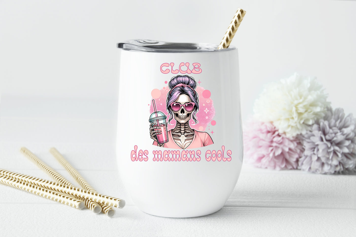 Design PNG pour sublimation, CLUB DES MAMANS COOLS