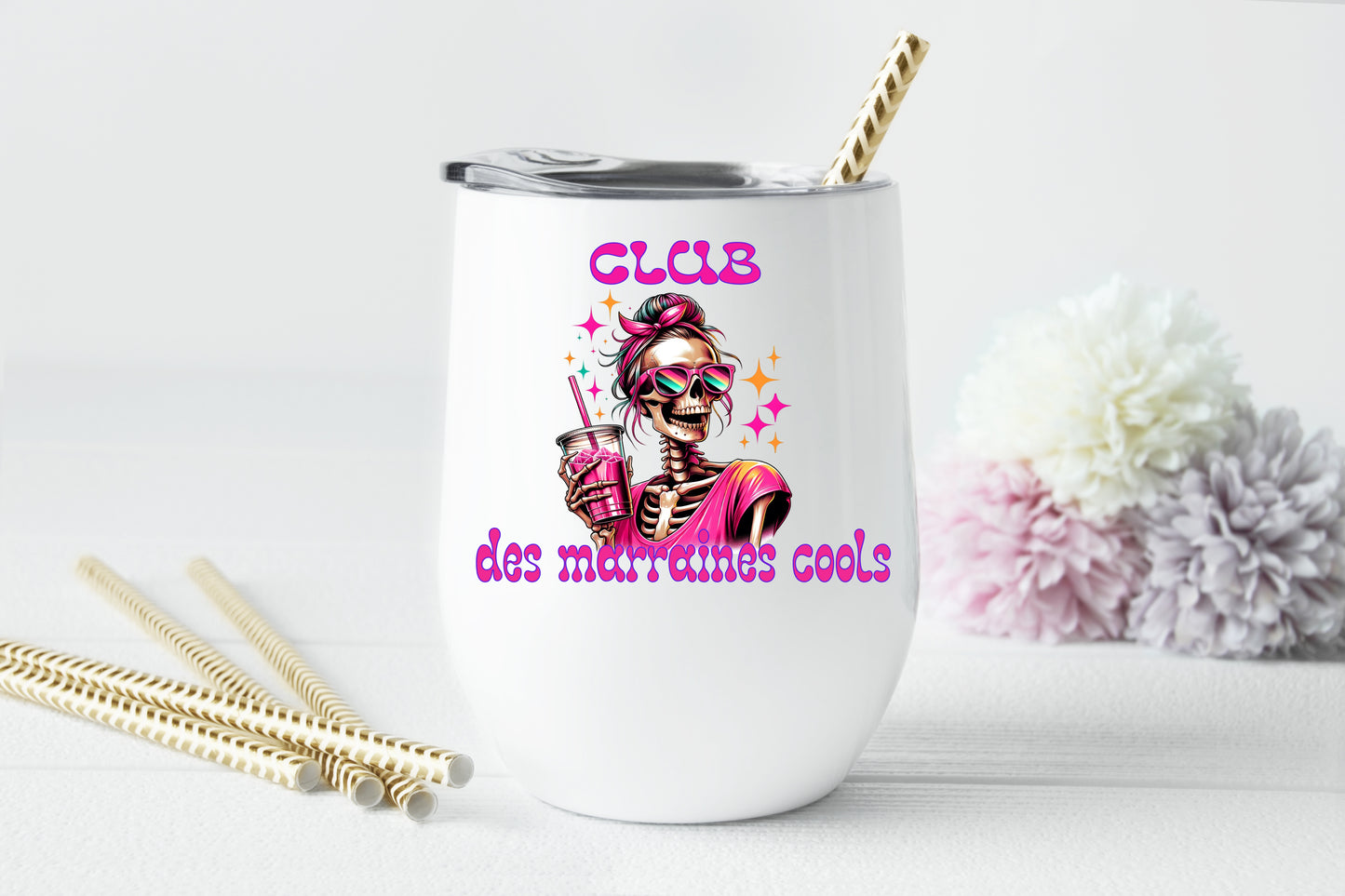 Design PNG pour sublimation, CLUB DES MARRAINES COOLS