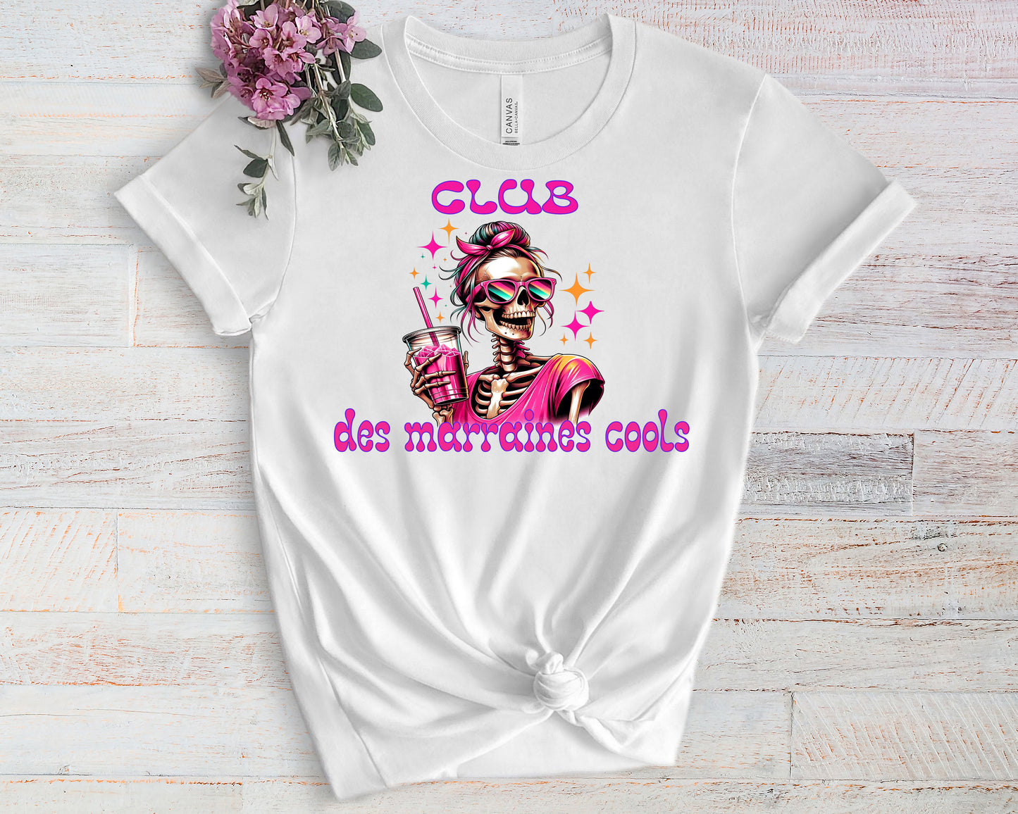 Design PNG pour sublimation, CLUB DES MARRAINES COOLS