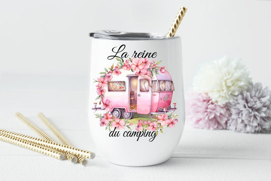 Design PNG pour sublimation , La reine du camping