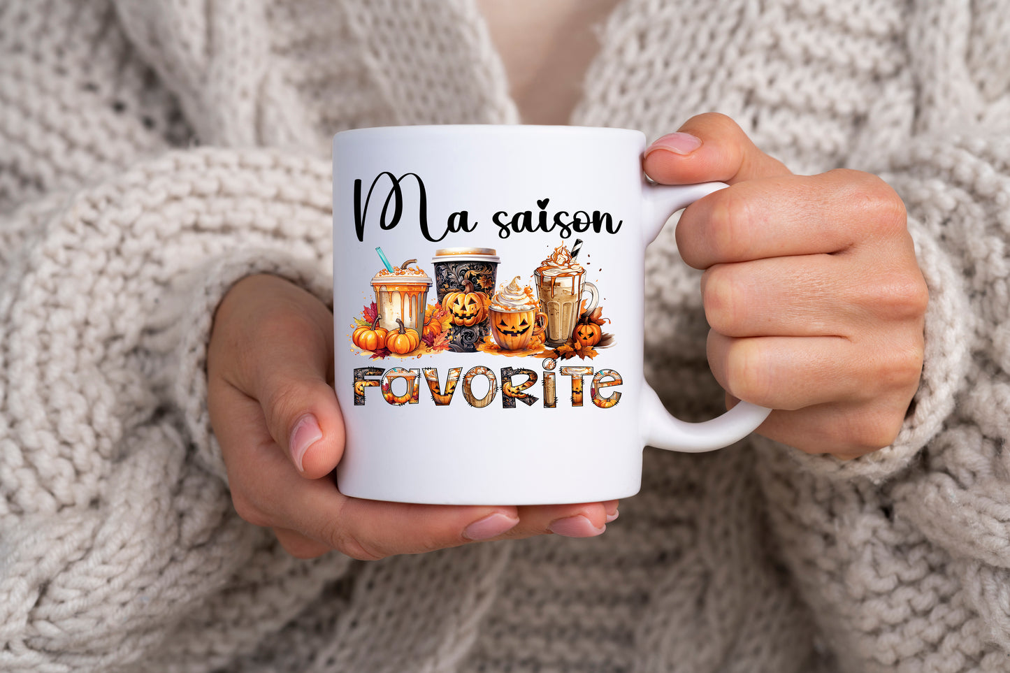 Design PNG pour sublimation , Ma saison favorite, automne , halloween