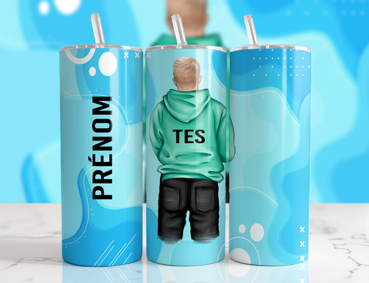 Design Tumblers 20 oz, sublimation. TES ( éducateur spécialisé) homme blond