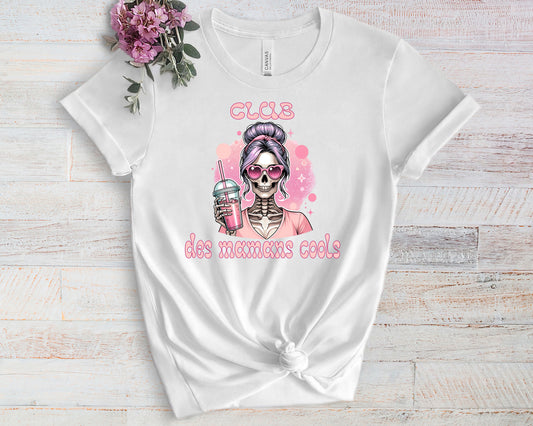 Design PNG pour sublimation, CLUB DES MAMANS COOLS