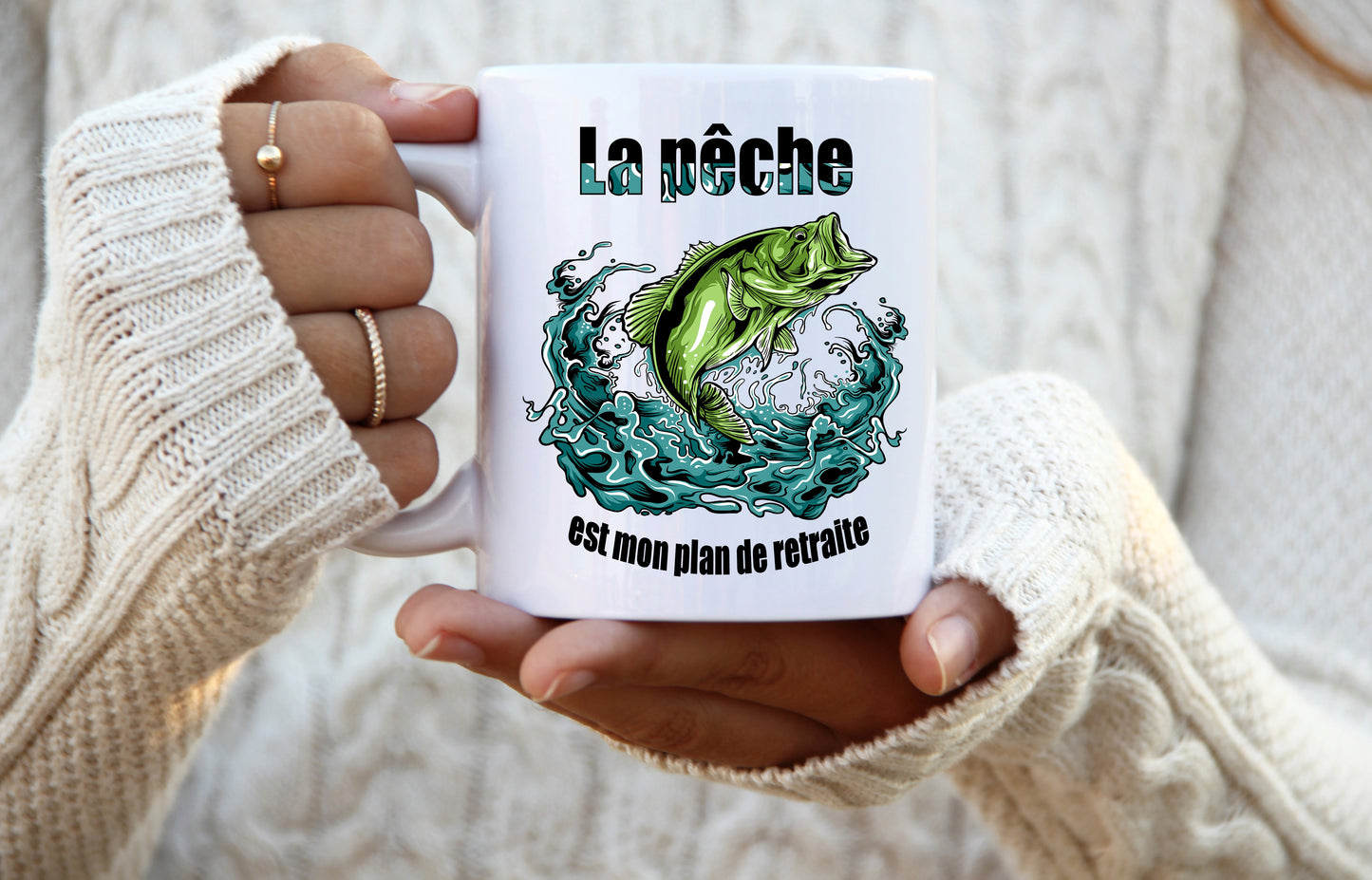 Design , PNG, sublimation, LA PÊCHE EST MON PLAN DE RETRAITE