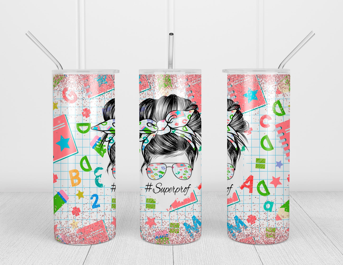 Design tumbler 20oz pour sublimation, SUPER PROF