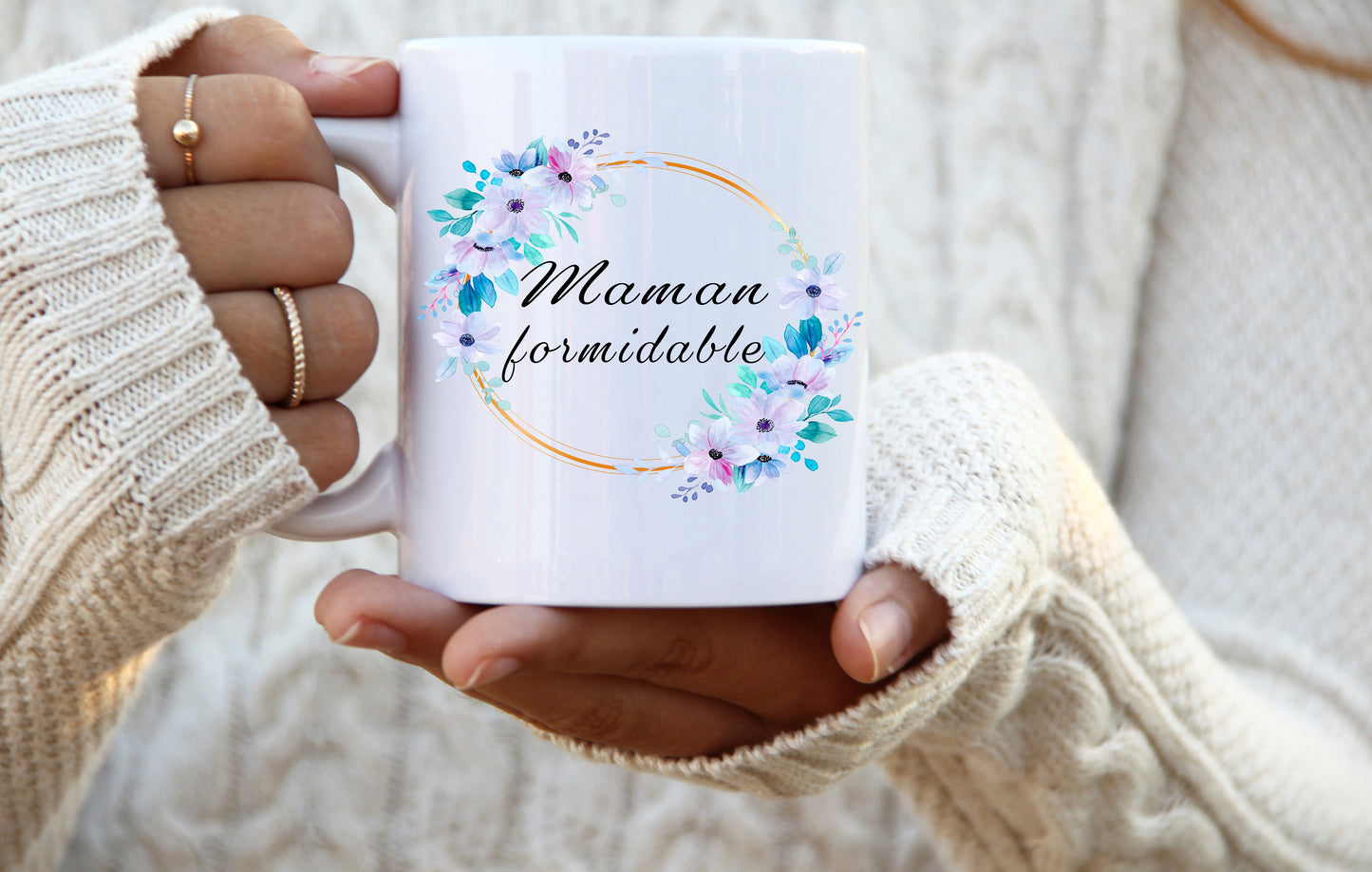 Design PNG pour sublimation, MAMAN formidable, tasse, mug