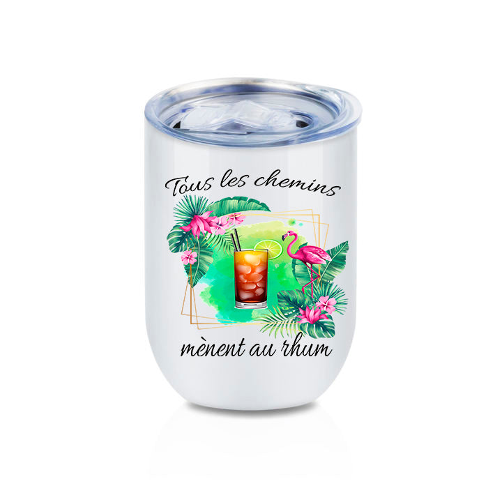 Design PNG, sublimation,  Tous les chemins mènent au rhum