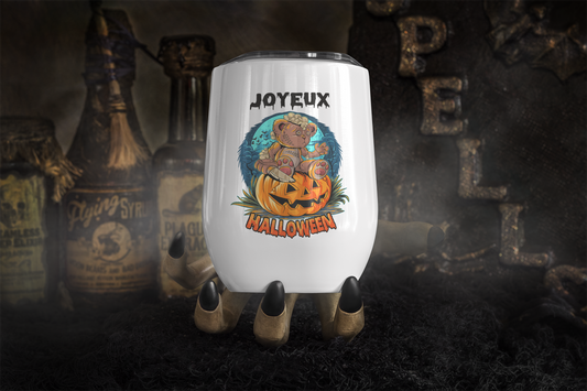 Design PNG pour sublimation, JOYEUX HALLOWEEN, OURSON