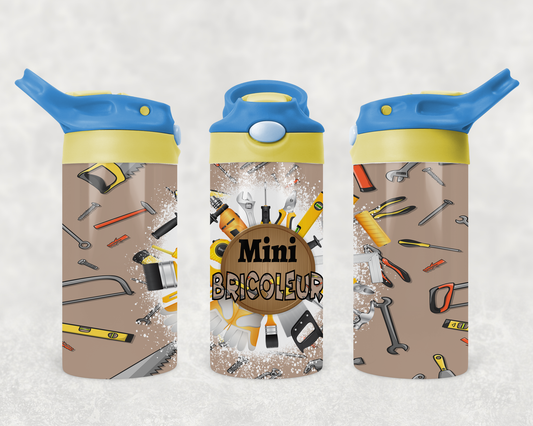 Design PNG, bouteille enfants, Sippy cup, 12 oz sublimation, Mini bricoleur