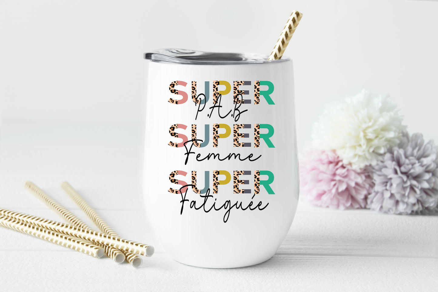 Design PNG pour sublimation, SUPER PAB, SUPER femme, SUPER fatiguée