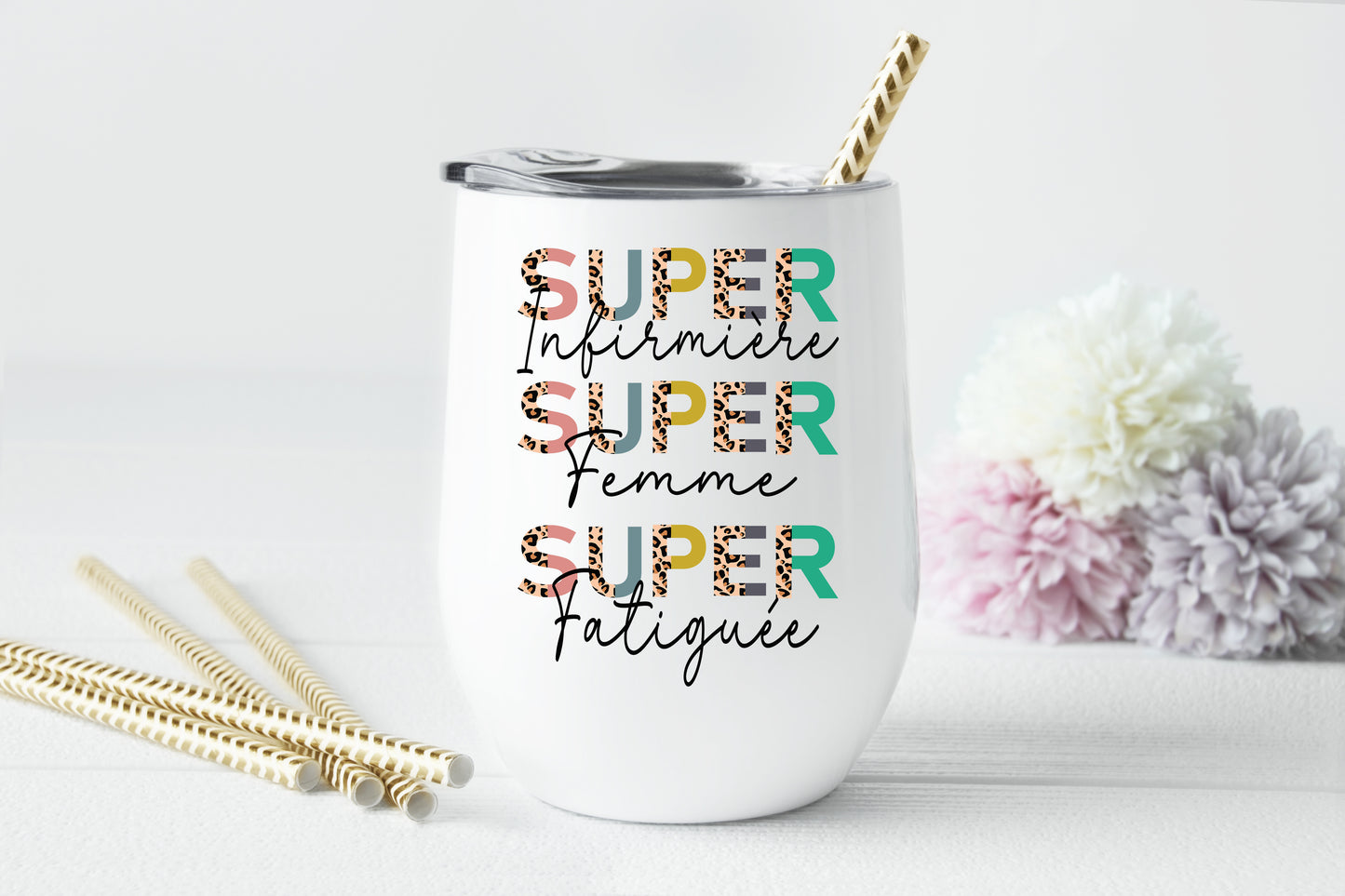 Design PNG pour sublimation, SUPER infirmière, SUPER femme, SUPER fatiguée